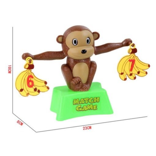 Light Green Monkey Math Balancing Scale Number Balance Game Children Educational Toy To Learn Add And Subtract
