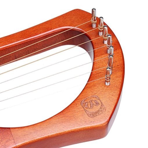 Walter WH-05 7-String Mahogany Wood Iyre Harp With Bag Tunning Tool