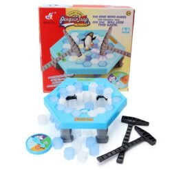 Sky Blue Icebreaker Penguin Trap Kids Puzzle Desktop Game Ice Cubes Block Family Fun Toys