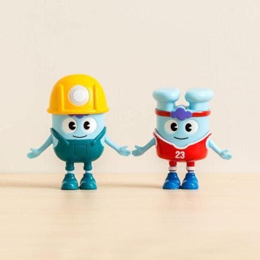 Jordan&Judy HO092 66*33*68mm Reporter Doll Cute Cartoon Action Figure Gift Display - Toys Ace
