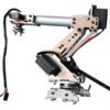 Wheat KDX DIY 6DOF Aluminum Robot Arm 6 Axis Rotating Mechanical Robot Arm Kit With 6 PCS Servo