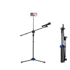 Snow GMP-600 KOL Microphone Stand Holder Boom Arm Height Angle Adjustable with Tripod Base