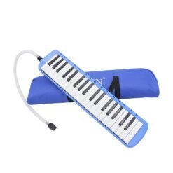 Slate Blue IRIN 37-Key Melodica Harmonica Electronic Keyboard Mouth Organ With Handbag