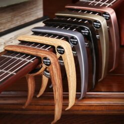 Dark Salmon Aluminum Alloy Guitar Capo for Electric Acoustic Guitars