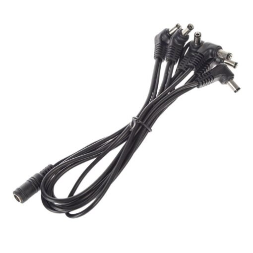 Dark Slate Gray NAOMI 1 To 6 Daisy Chain Cable Guitar Effects Pedal Power Supply Splitter Cable Guitar Parts Accessories