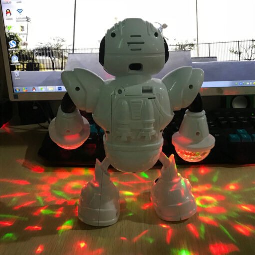 Dark Olive Green Electronic Robot Sing Dancing Walking Gesture Fun Lights Sound Toys For Kids Toy