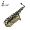 Slade High Grade Antique Eb E-flat Alto Saxophone Sax Abalone Shell Key Carve Pattern with Case Gloves Straps Mouthpiece