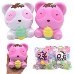 Kiibru Panda Squishy Bear Ice Cream 11.5cm Licensed Slow Rising With Packaging Collection Gift Soft Toy - Toys Ace