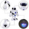Lavender Electronic Robot Sing Dancing Walking Gesture Fun Lights Sound Toys For Kids Toy