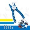 Yellow BanBao 8093 Building Blocks Toys Pliers Popular Science Clamps Tool Parts Panel Kids Toys Sets