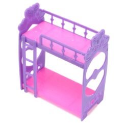 Miniature Double Bed Toy Furniture For Dollhouse Decoration - Toys Ace