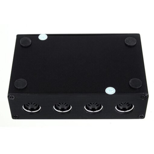 Black DOREMiDi THRU-6 MIDI THRU 6 Thru Box Controller Adapter Converter 1 Input and 6 Output