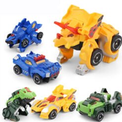 Children's Vehicle Model Toy inertia Dinosaur Deformation Car Robot Car Early Education Puzzle Toy for Boys Kids - Toys Ace
