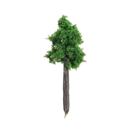 Dark Olive Green 80/100PCS Green Artificial Sand Table Model Palm DIY Scene Tree Toy Accessories