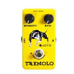 Yellow JOYO JF-09 Tremolo Guitar Pedal Stompbox Of Classic Tube Amplifiers Intensity Tone Guitar Effect Pedal Guitar Accessories