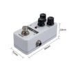 Gray KOKKO FBS2 Mini Booster Pedal Portable 2-Band EQ Guitar Effect Pedal High Quality Guitar Parts & Accessories