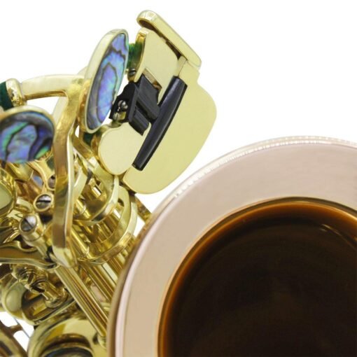 Tan Bb key to High F key and G Key Phosphor Bronze Copper Curved Soprano Saxophone