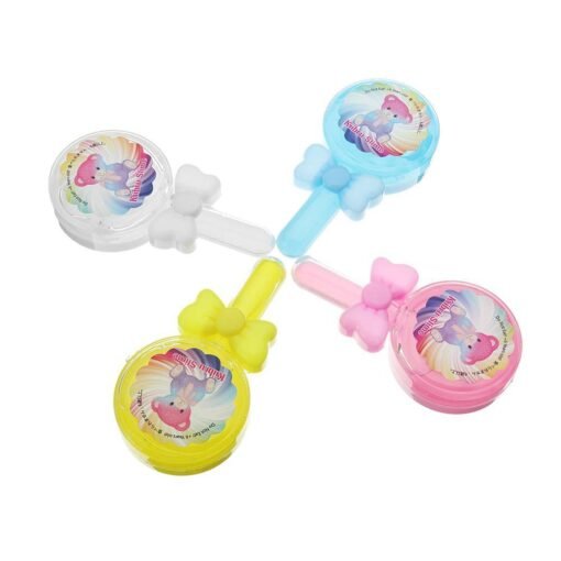 Light Goldenrod Kiibru Lollipop Slime 12.5*6.5*2.5CM Transparent Jelly Mud DIY Gift Toy Stress Reliever