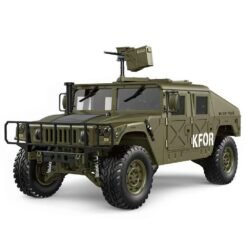 Dark Olive Green HG P408 1/10 2.4G 4WD 16CH 30km/h RC Model Car U.S.4X4 Military Vehicle Truck without Battery Charger