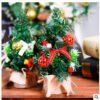 Christmas Home Party Decorations Supplies Mini Christmas Tree With Ornaments Toys - Toys Ace