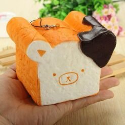 Squishy Toy 8 Seconds Slow Rising Super Soft Cute Fragrance Reality Touch Bear Toast Bread Decor - Toys Ace